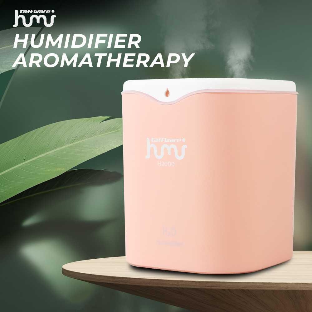 Humidifier Aromatherapy Oil Diffuser Double Spray 2L H2000 Krey Anti Dehumidifier Purifier Ruangan T