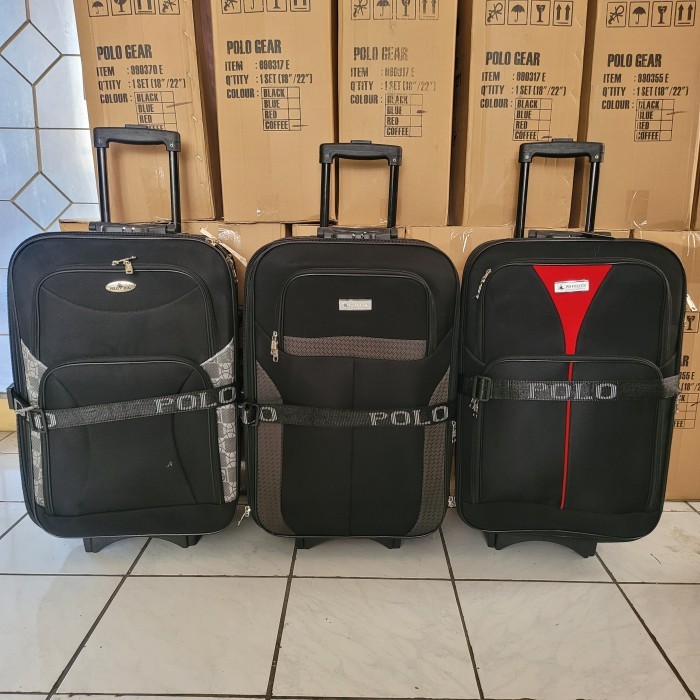 Roda Koper Koper 24 Inch Polo Import Alternatif Koper President Navy Club Kanvas