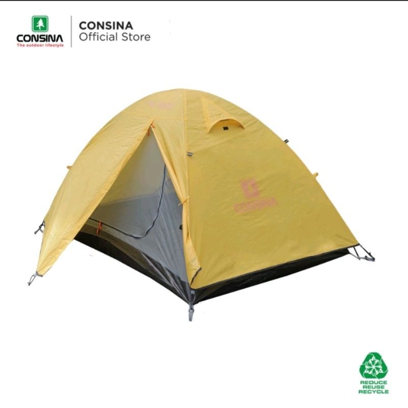 Consina Alpinis Tenda Gunung 2-3 Orang | Outdoor Camping Hiking Tent