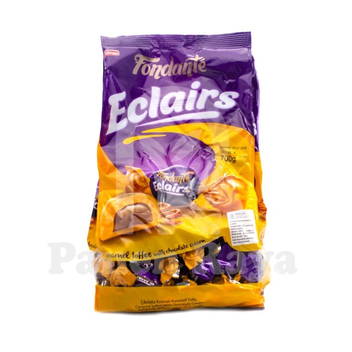 

Elvan Fondante Eclairs Caramel Kembang Gula Karamel Isi Coklat 700gr