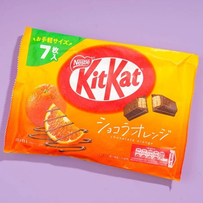 

Coklat Nestle KITKAT Mini Chocolate Orange asal Jepang