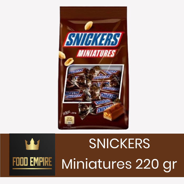 

SNICKERS Miniatures 220 gram - Cokelat Mini Snickers