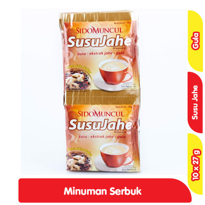 

SIDOMUNCUL Susu Jahe Minuman Menghangatkan Badan 10 x 27 g