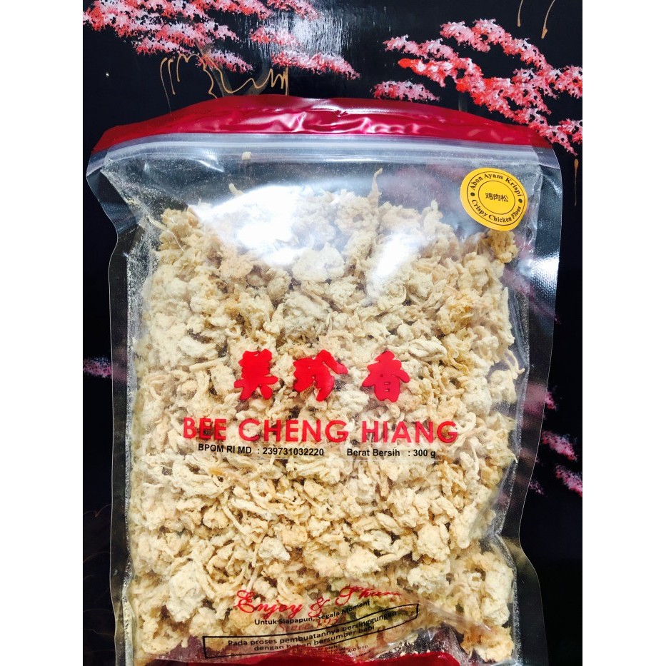 

Abon Ayam Bee Cheng Hiang 300gr / Crispy Chicken Floss Bee Cheng Hiang