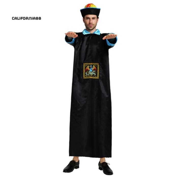 kostum vampir cina chineese vampire dewasa aksesoris lengkap halloween