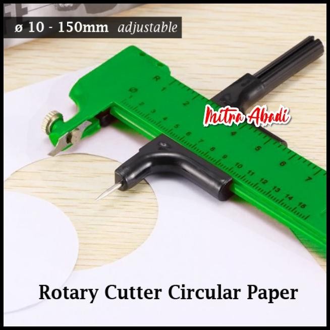 Alat Potong Lingkaran Bulat Kertas Kompas Circular Rotary Cutter Paper