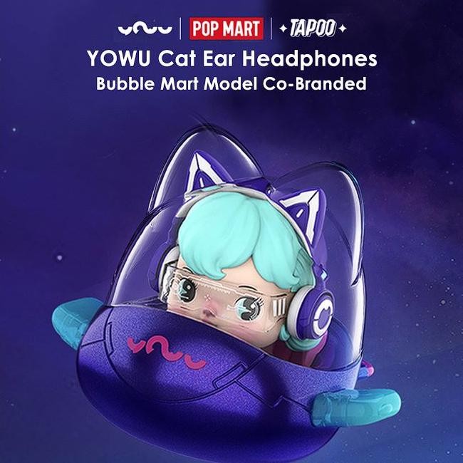 ORIGINAL Headphone Yowu x Bubble Mart Pop Mart Special Edition original earphone kucing audio earpho