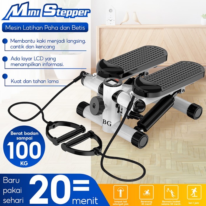 Murah BG Sport Mini Stepper / Air Climber Steper Walker Glider Non COD