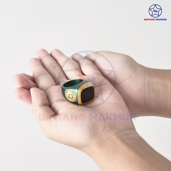 Tasbih Digital Zikir Iqibla Lite Smart Cincin Tasbih Oled Display Original Terlaris 100 % Original