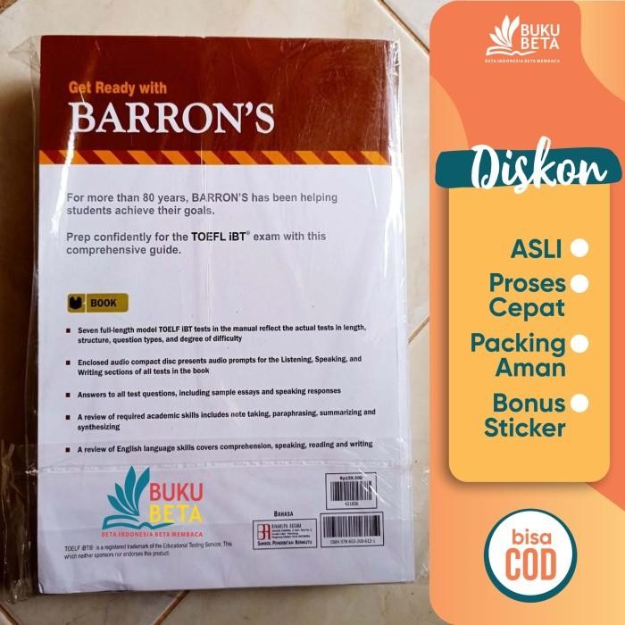 Original Barron'S Toefl Ibt - Pamela J. Sharpe Terbaru 100 % Original