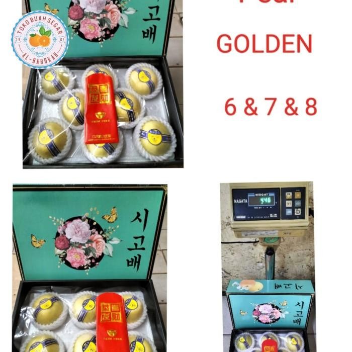 

Spesial Gift Pear Golden Fresh Per Dus Isi 6,7,8 Terlaris 100 % Original