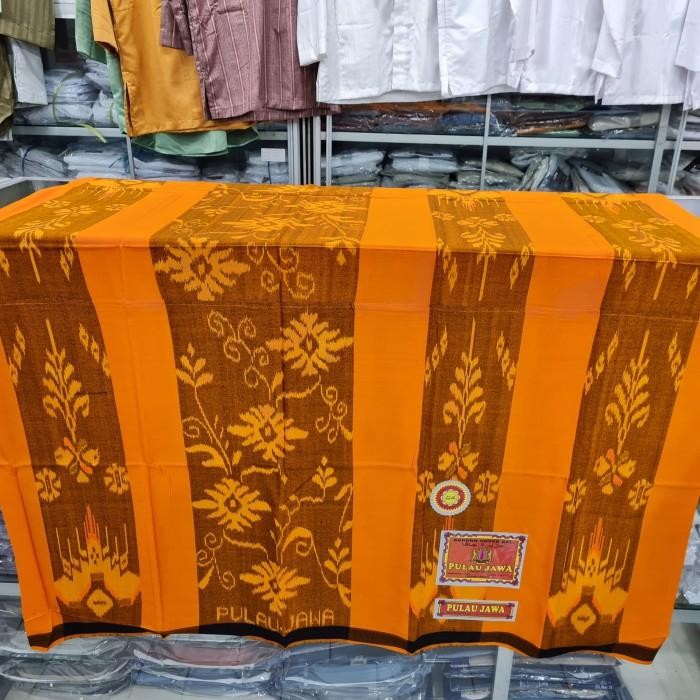 Sarung Tenun Goyor Pulau Jawa Botol Tujuh Liris Kembang New 100 % Original