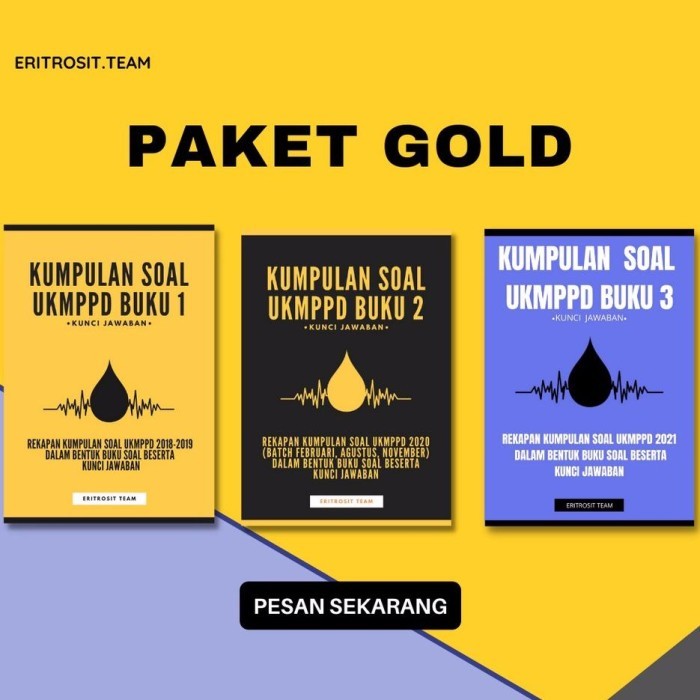 ADA Paket GOLD (Paket Buku 1, 2 dan 3) Kumpulan Soal UKMPPD