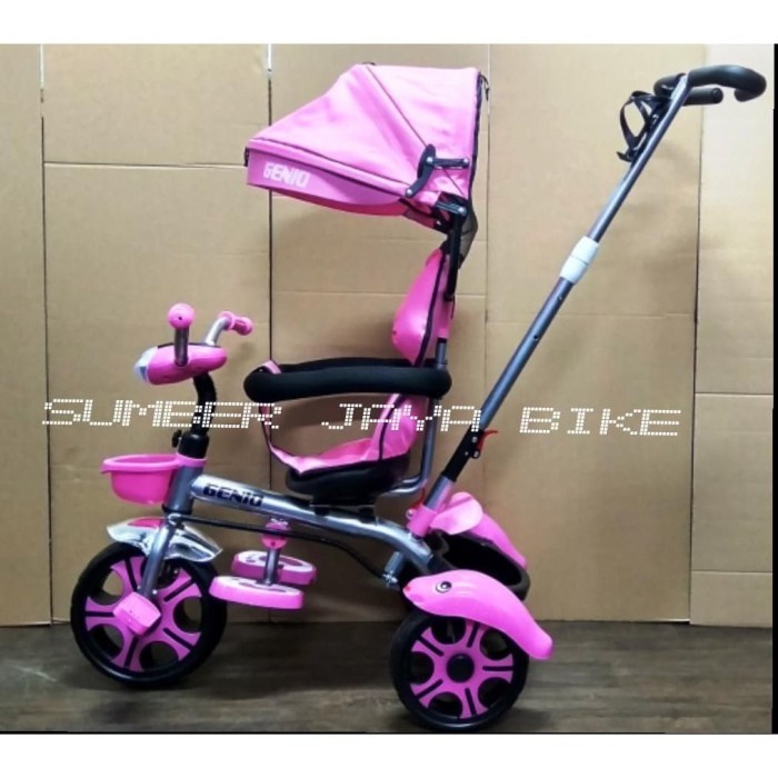 Stroller Roda 3 GENIO Design Terbaru Jok Putar