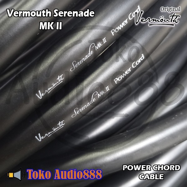 TERBARU Kabel Power Vermouth Audio Serenade MKII Power Cable Bulk PROMO
