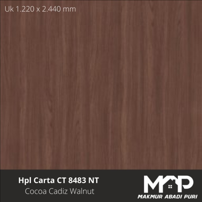 TERBARU Hpl Carta CT 8483 NT ( Cocoa Cadiz Walnut )