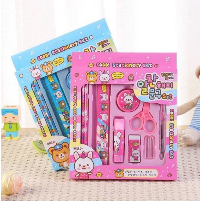 

Hippo Land Pensil Set Lengkap Alat Tulis Anak 9 in 1 set 281