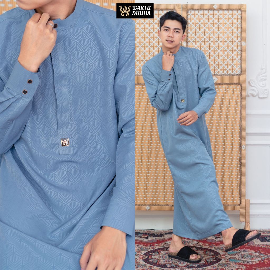 Jubah Cowok Pria Original Jubah Pria Lengan Panjang Gamis 2025 Import Modern Juba Gamis Pria Pria De