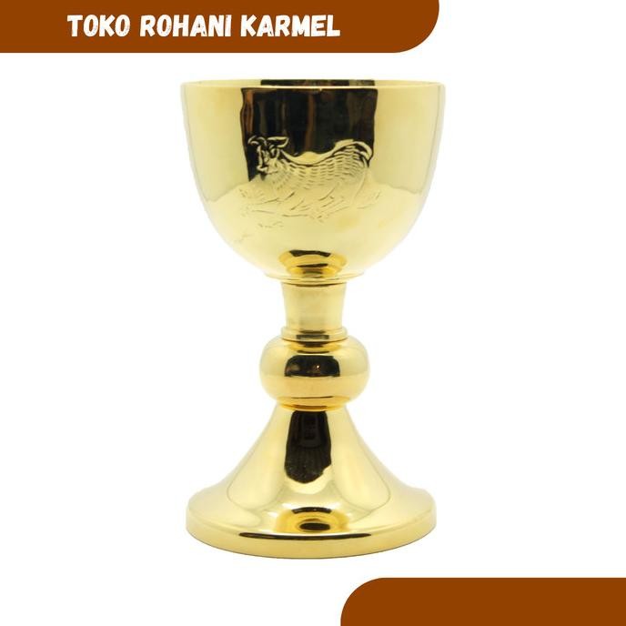 PIALA LAPSI EMAS / PIALA PERJAMUAN KATOLIK / PERALATAN MISA KUNINGAN