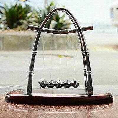 Newton Cradle Bola Pendulum Stainless Steel Balanced Ball Pajangan