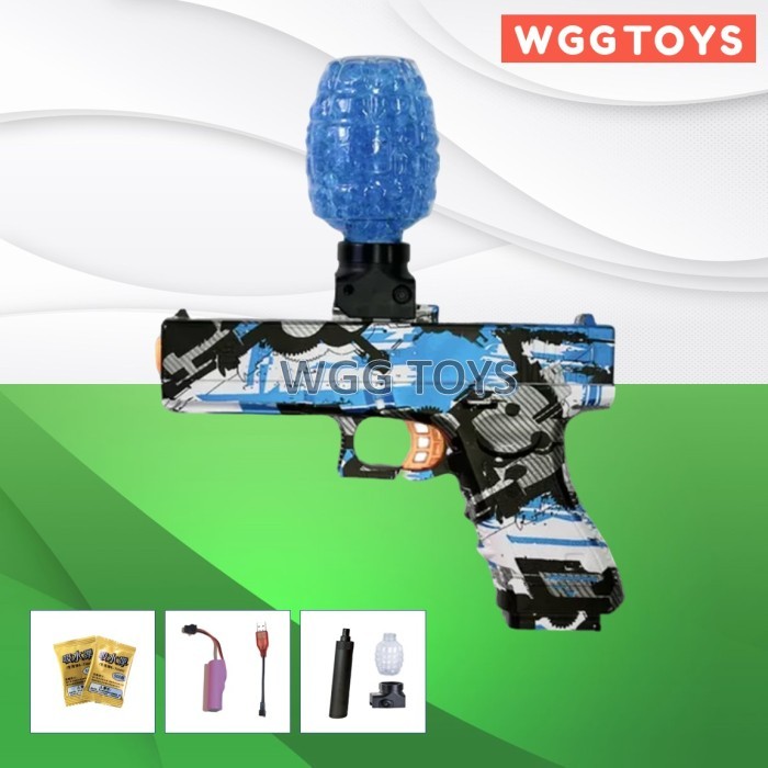 PROMO Pistol Anak Elektrik Otomatis G17 G18 Automatic Water Gel Blaster WGG WGB