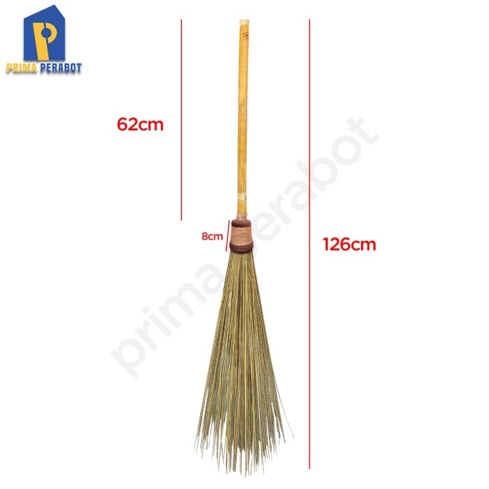 Sapu Lidi Aren Sapu Halaman Gagang Panjang