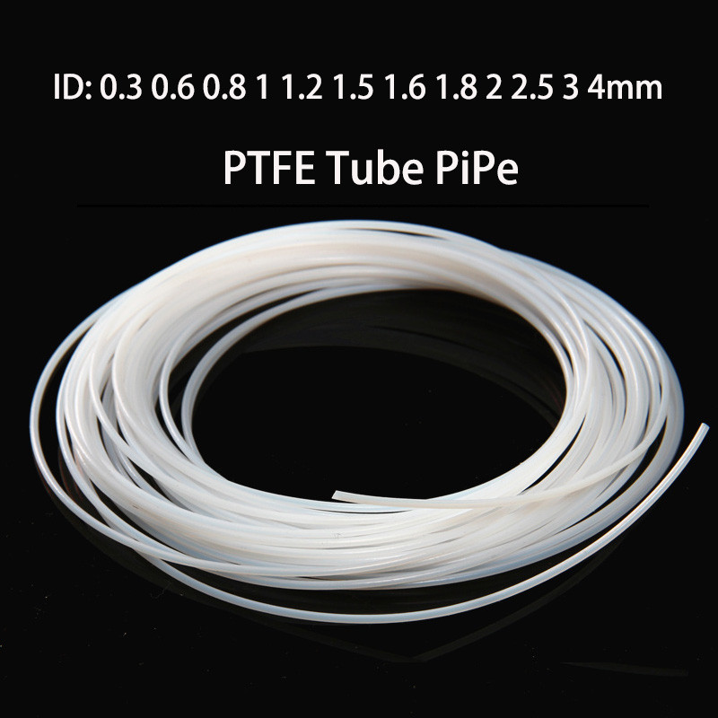 1-5M PTFE Tube ID 0.3 0.8 1 1.2 1.5 1.6 1.8 2 2.5 3mm