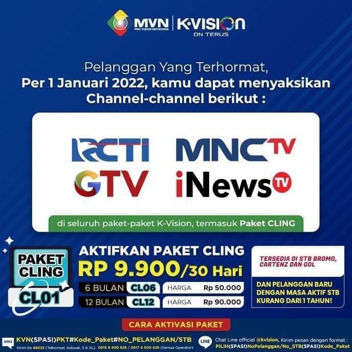 Receiver Kvision BROMO C2000 Bisa Parabola Ku Band dan Parabola C Band