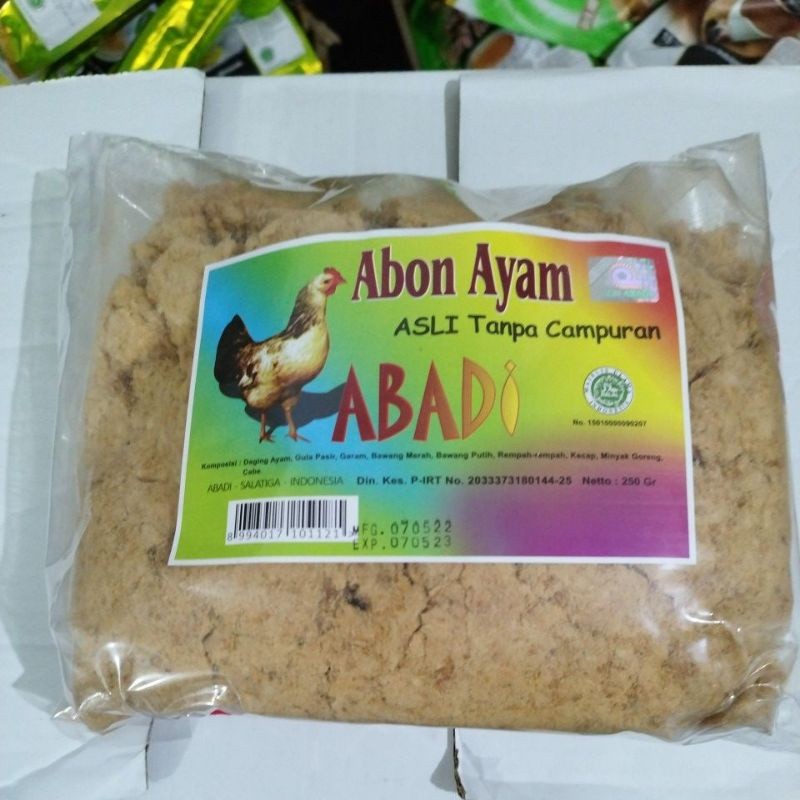 

Abon Ayam Abadi 1kg