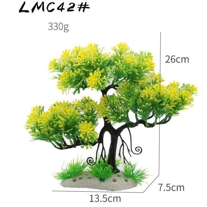 AM - HIASAN AQUARIUM TANAMAN BONSAI, BONSAI AQUARIUM, DEKORASI AQUARIUM TANAMAN BONSAI, POHON BONSAI