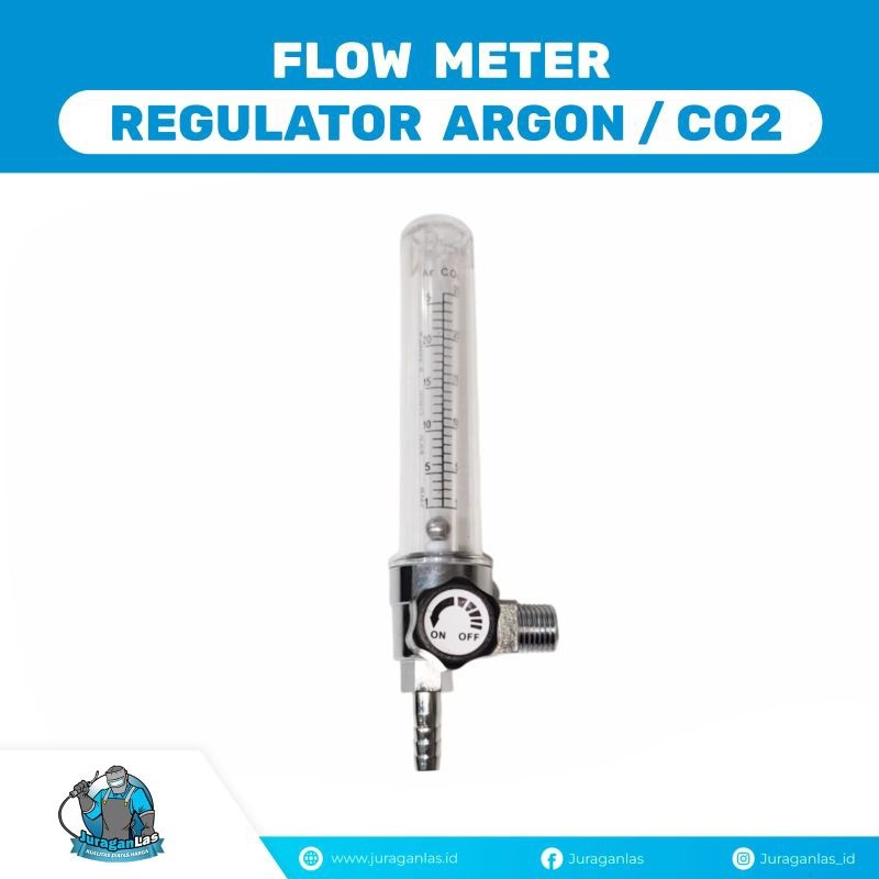 Flowmeter Untu Regulator Argon Co2