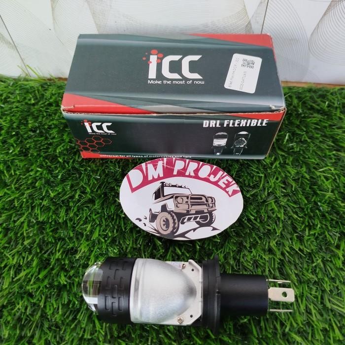 Mini Biled H4 / Led Projector Mini Laser 35 Wat Icc / Lampu Utama / Lampu Motor / Lampu Tembak / Pro