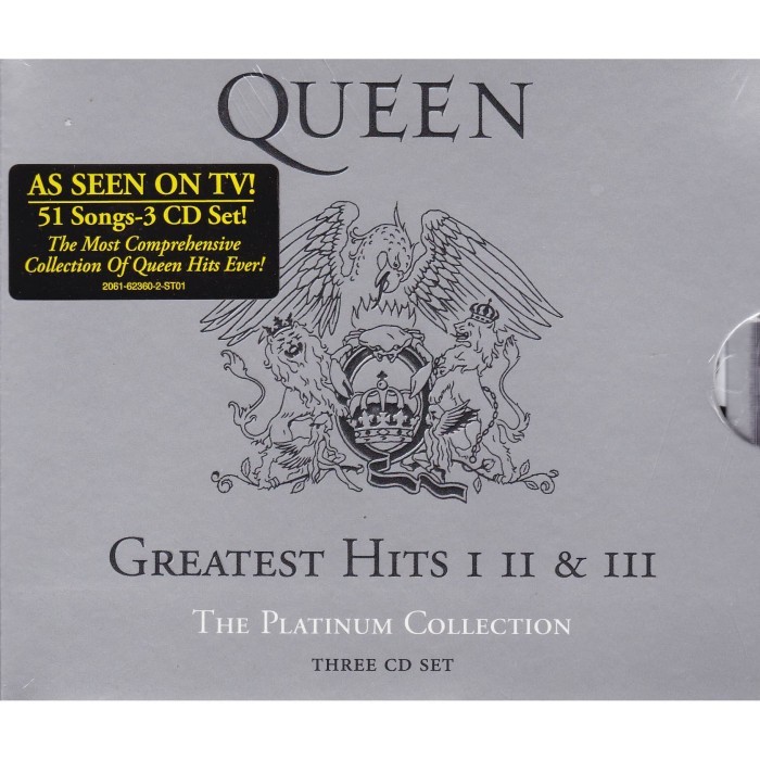CD Queen - The Platinum Collection: Greatest Hits I, II & III BOXSET