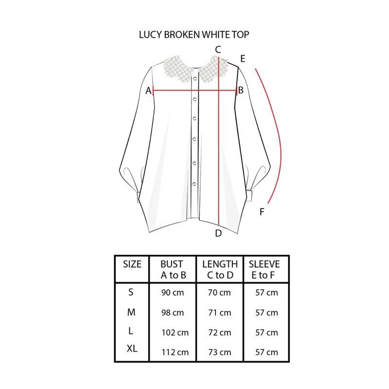 Lucy Broken White Top HijabChic x ZD ZytaDelia Zyta Delia