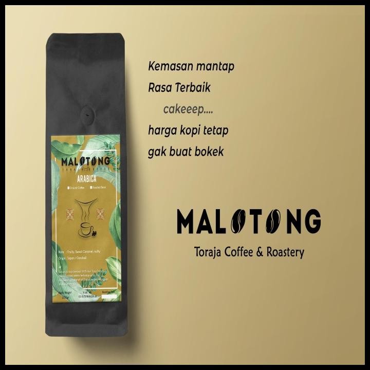 

Malotong Kopi Arabika Toraja Sapan Proses Natural 500 Gram Kopi Bubuk / Kopi Biji Original Best Quality