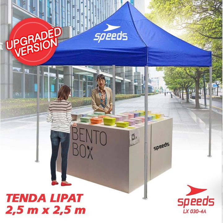 SPEEDS Tenda Lipat 2.5 x 2.5.2 x 2  (16KG) Tenda Bazar Pameran gazebo Tenda Dagang otomatis speeds 0