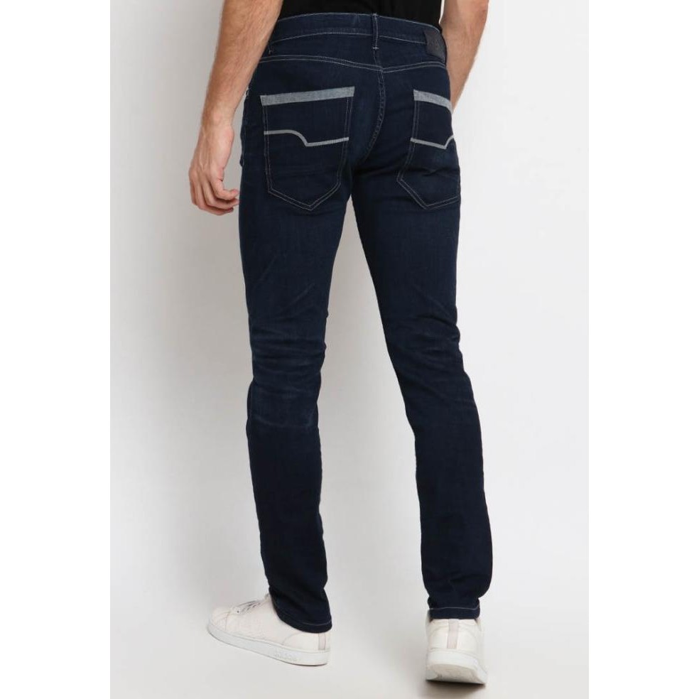 Promo Osella Celana Pria Jeans Skinny Medium Blue Denim