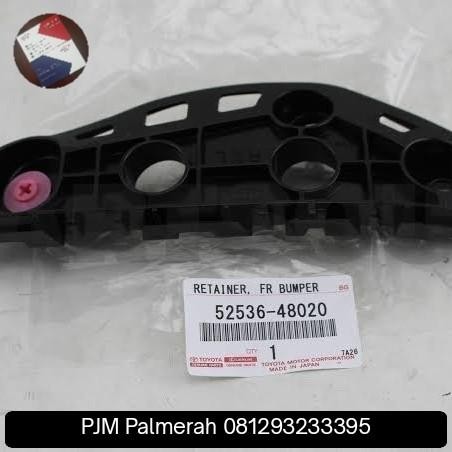 Bracket Retainer Bumper Depan Kiri Lexus Rx270 Rx350 Agl10 2009-2015 Ori 52536-48020 Terbaru 100 % O
