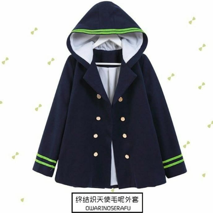 Grosir Shinoa Hiragi Jacket Owari No Seraph Jaket Cosplay Anime