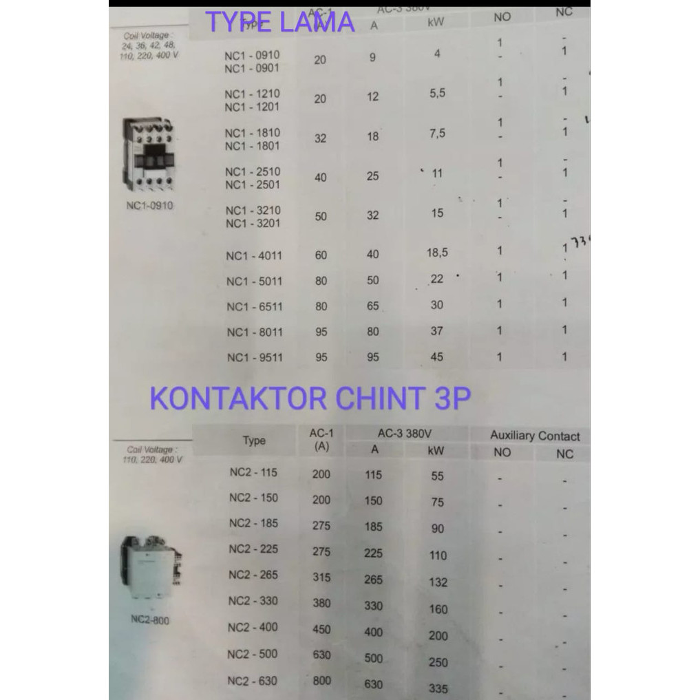 Murah NXC-65 80A 3P 30KW Magnetik Kontaktor Chint Contaktor bukan Schneider Non COD