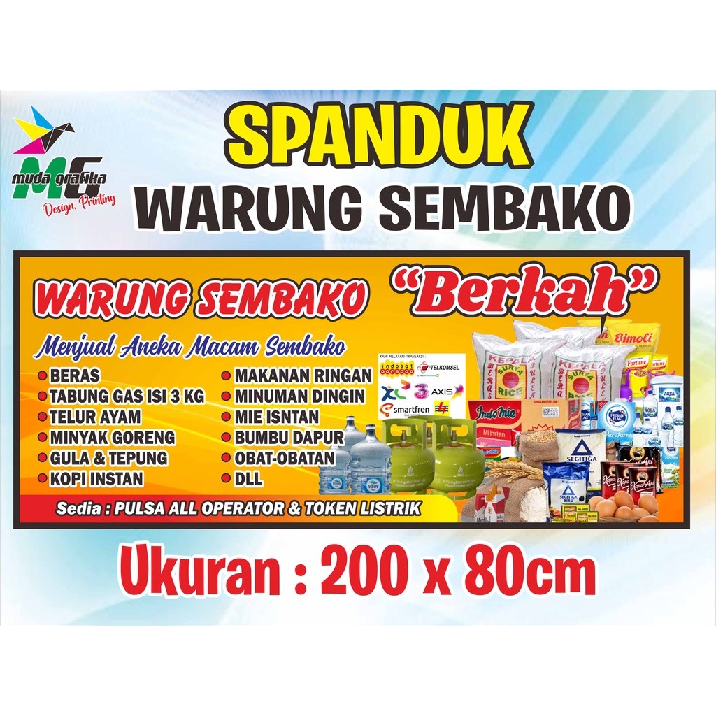 Spanduk Warung Sembako/Spanduk Toko