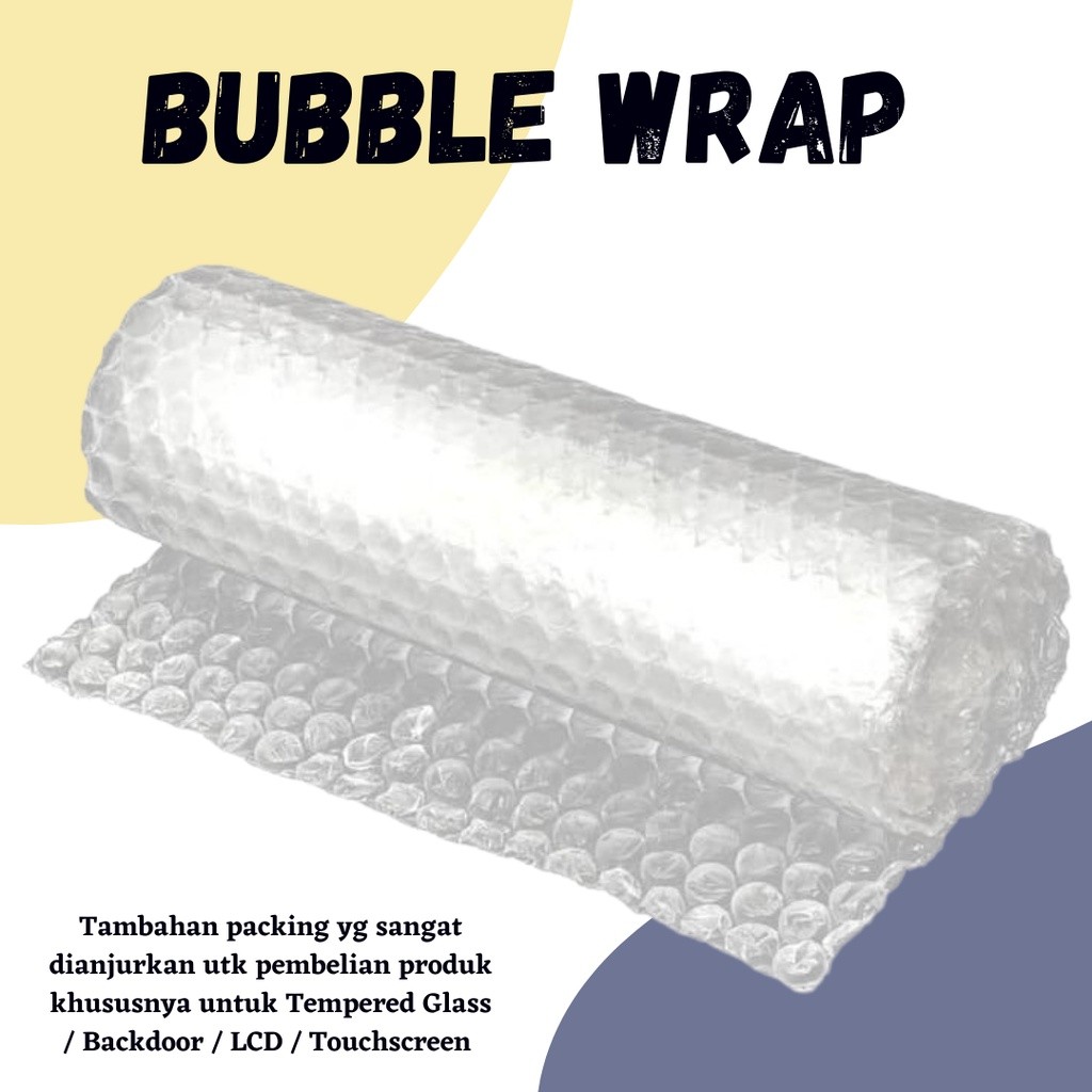 

TAMBAHAN PACKINGAN BUBBLE WRAP MENGHINDARI BARANG RUSAK / PECAH AGAR LEBIH AMAN DAN SAFETY
