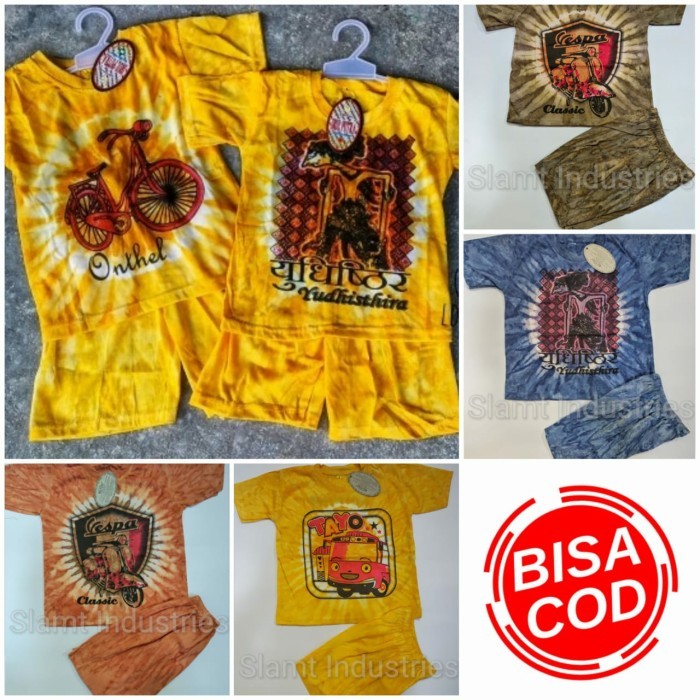 TERPERCAYA STELAN KAOS ANAK JOGJA/SETELAN KAOS OBLONG Khas Pekalongan/Kaos Abstra