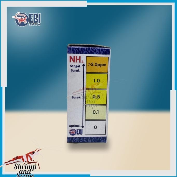 TERBARU EBI NH3 NH4 Ammonia Water Test Kit Alat Tes Air Tawar Aquascape Amonia PROMO!