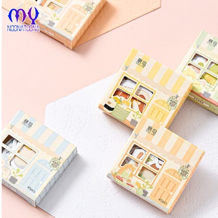 

Stiker Diy Karakter Lucu Sticker Tempel Hiasan Buku Jurnal Isi 45 Pcs