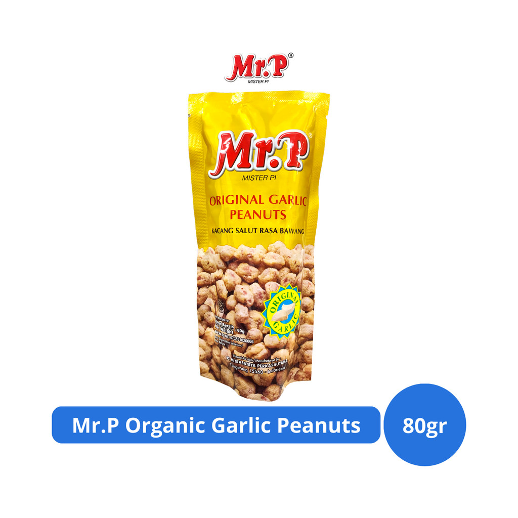 

Mr.P Original Garlic Peanuts 80gr