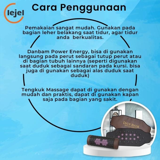Danbam Bantal Terapi Batu Arumina 2+1 - Lejel Home Shopping