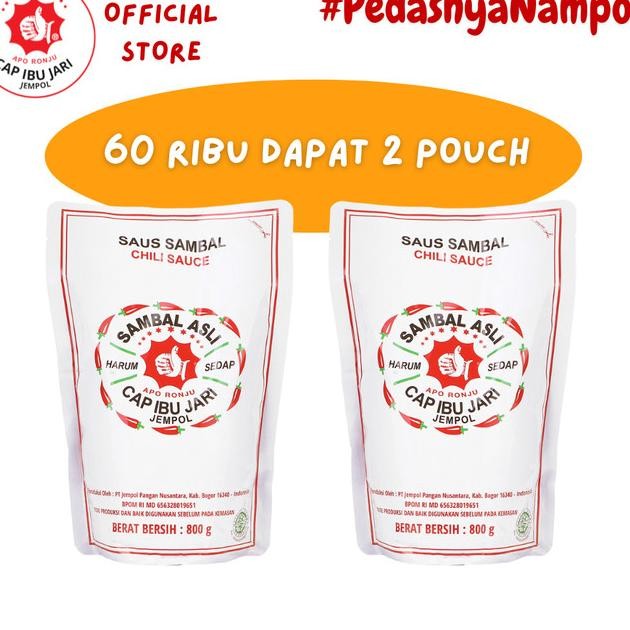 

Ambal Cap Ibu Jari Jempol Refill Pouch 800Gr 2Pc