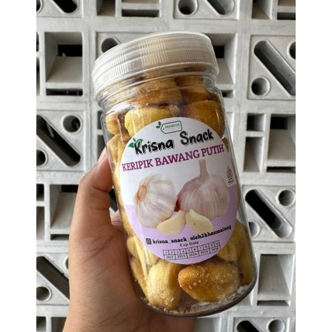 

Keripik Bawang Putih Utuh Snack Diet Non Minyak Aman / Snack Viral SM88