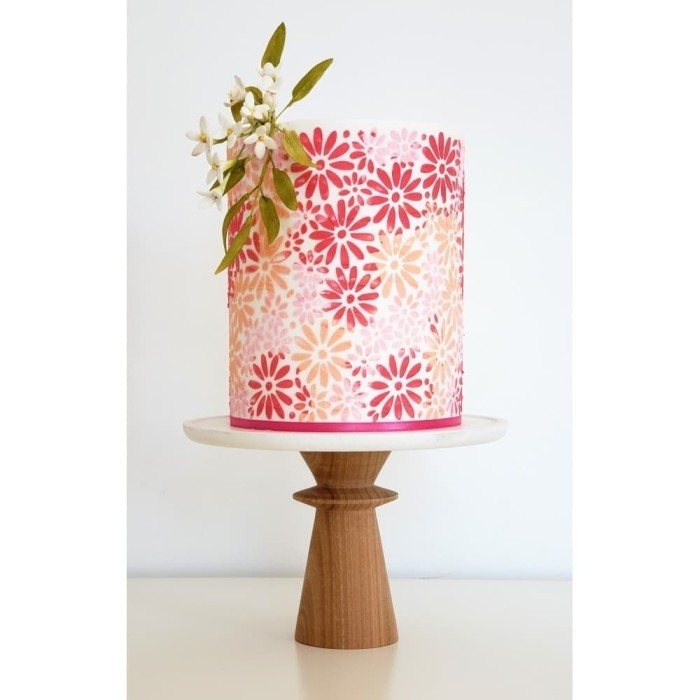 

TERLARIS! Cake Stencil Motif 7